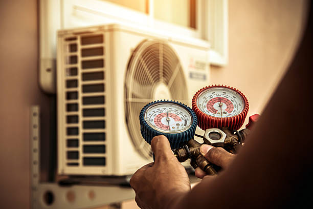 Professional Hvac Installation technician working in Asheboro, NC